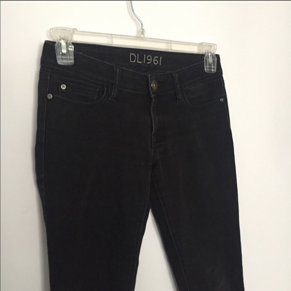 DL1961 Jessica Skinny Jeans in Black Onyx 26 - Picture 4 of 8